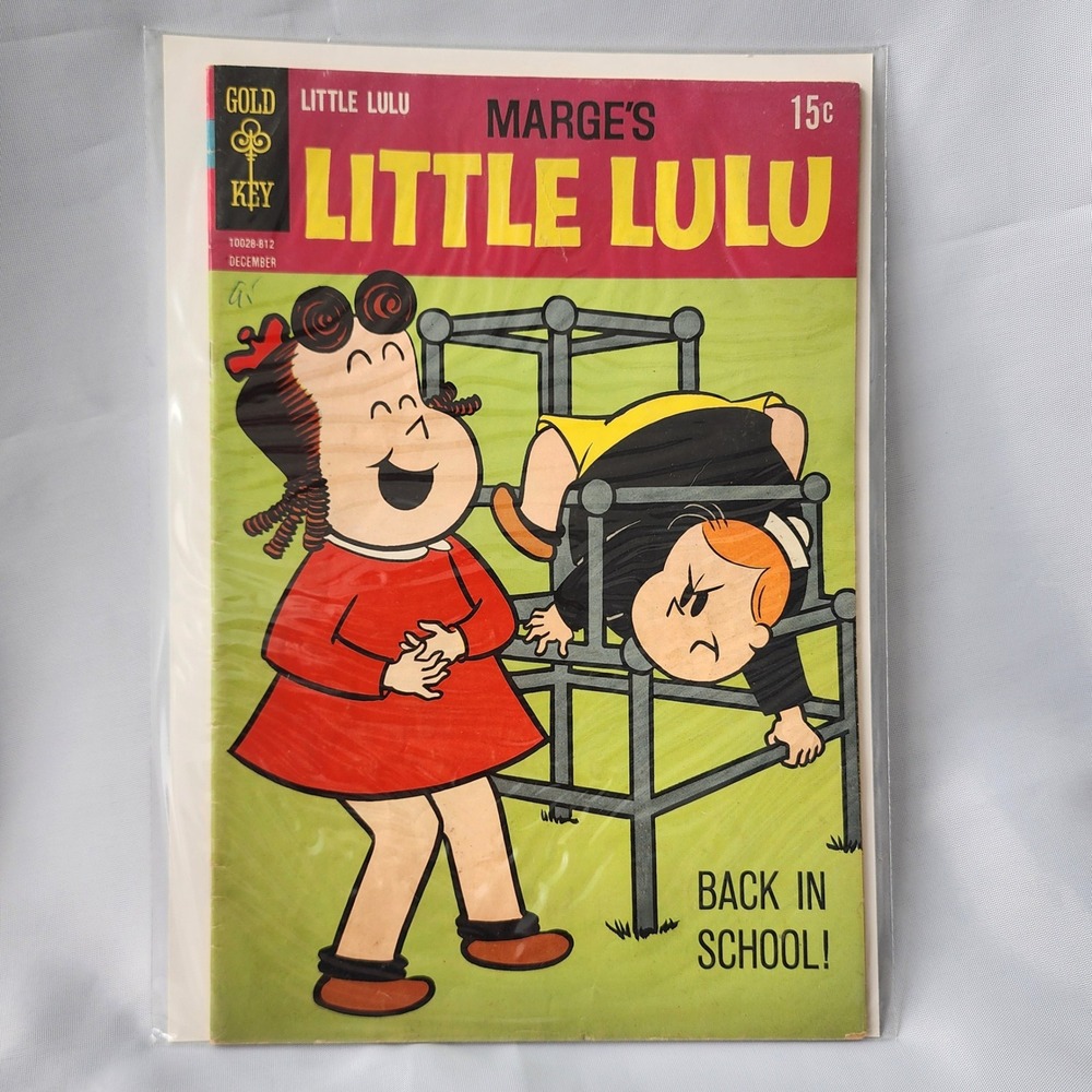 Little Lulu Gold Key Comics December 1968 Back to School Vintage Collectible‎